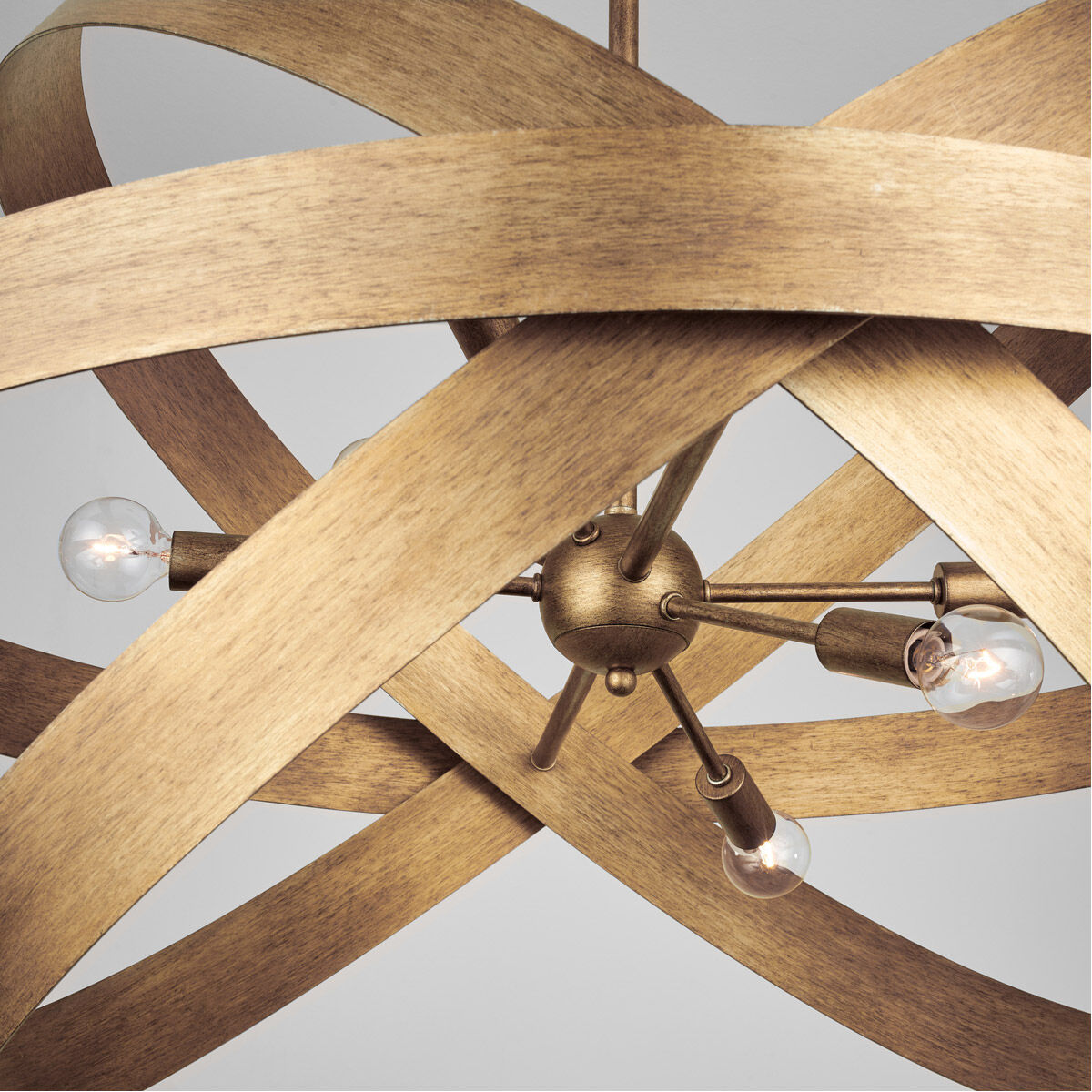 Jude 6 Light 32 inch Mystic Luster Chandelier Ceiling Light