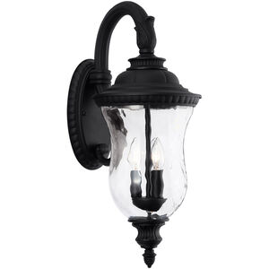 Ashford 3 Light 25 inch Black Outdoor Wall Lantern