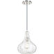 Capital Lighting Elijah 1 Light 9 inch Polished Nickel Pendant Ceiling Light, Austin Allen & Co 9B239A - Open Box