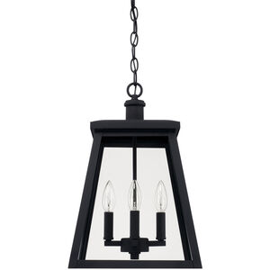 Belmore 4 Light 12 inch Black Outdoor Hanging Lantern