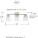 Lexi 3 Light 23 inch Brushed Nickel Vanity Light Wall Light