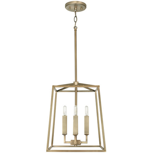 Thea 4 Light 12 inch Aged Brass Foyer Ceiling Light