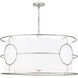 Oran 6 Light 32 inch Antique Silver Pendant Ceiling Light