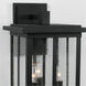 Barrett 3 Light 18 inch Black Outdoor Wall Lantern