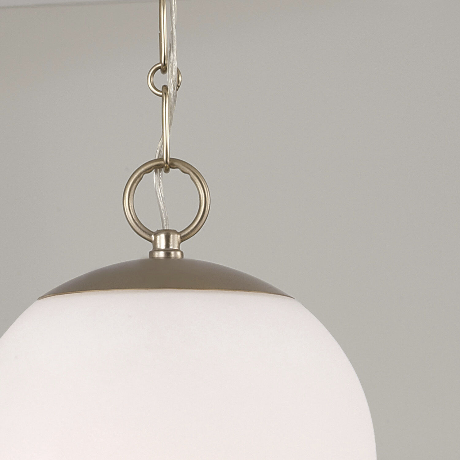 Cleo 1 Light 9 inch Matte Brass Pendant Ceiling Light