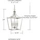 Stanton 6 Light 17 inch Polished Nickel Foyer Ceiling Light