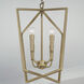 Holden 4 Light 17 inch Aged Brass Foyer Ceiling Light