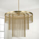 Rae LED 33 inch Aged Brass Chandelier Ceiling Light