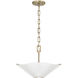 Maeve 4 Light 18.5 inch Matte Brass and White Pendant Ceiling Light