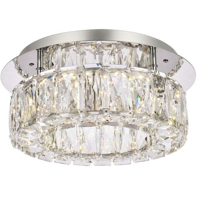 Monroe 1 Light 12.00 inch Flush Mount