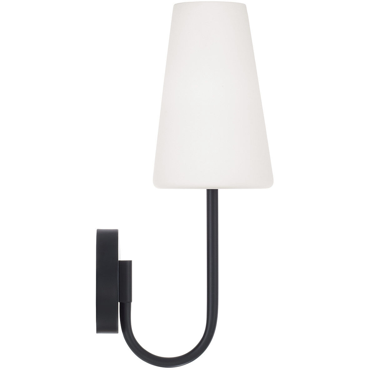 Averitt Sconce Wall Light in Matte Black