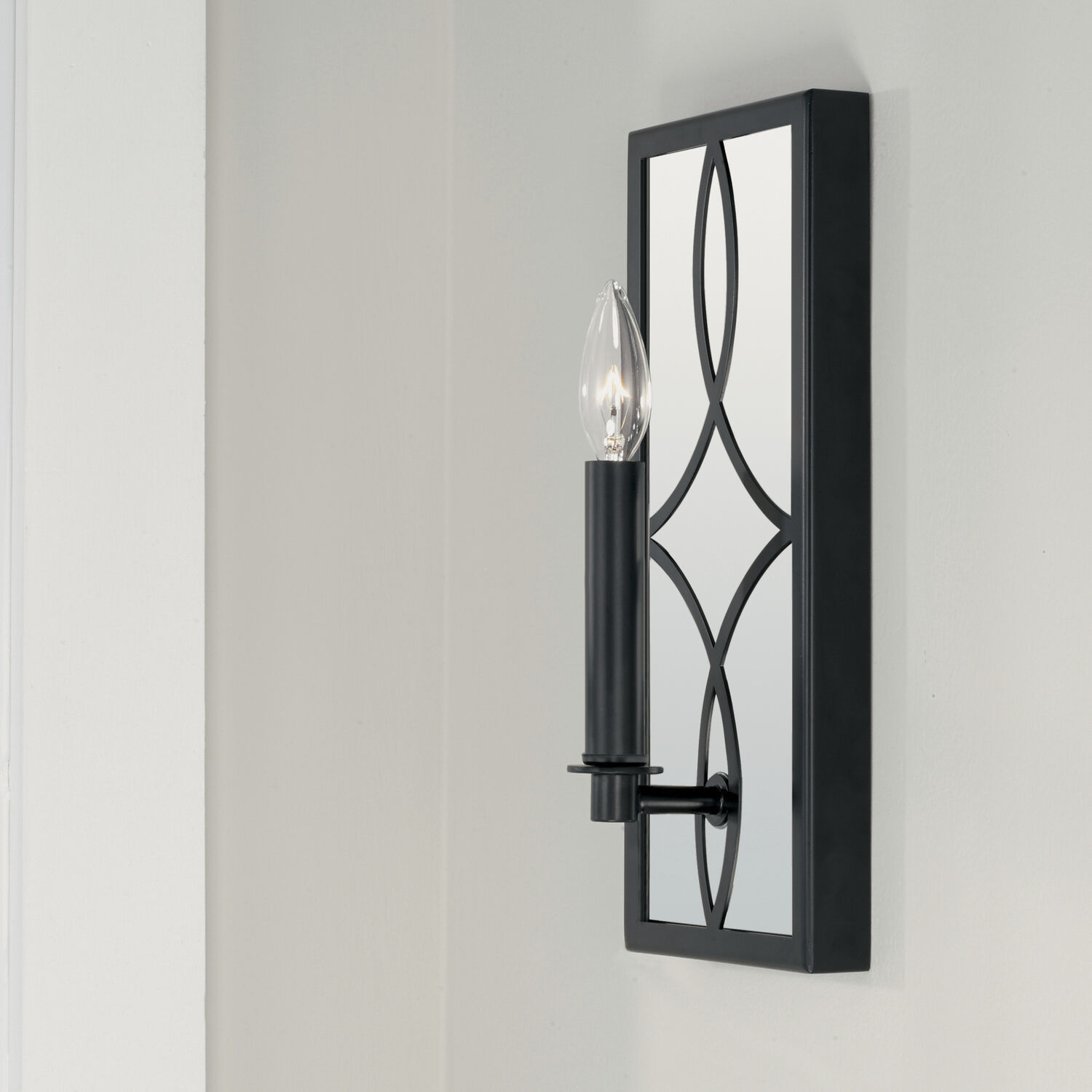 Avery 1 Light 6.25 inch Matte Black ADA Sconce Wall Light