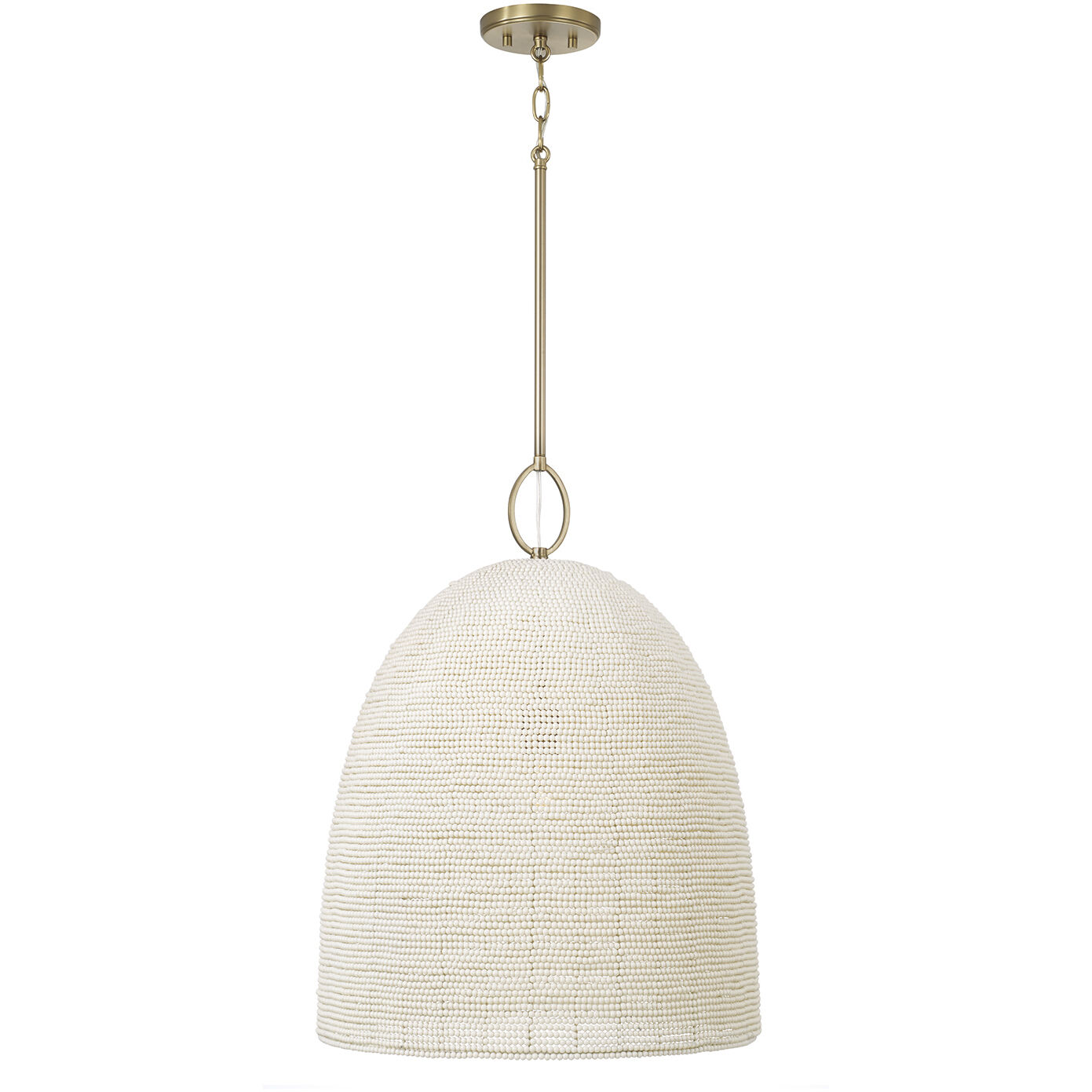 Natalia 1 Light 18 inch Aged Brass Pendant Ceiling Light
