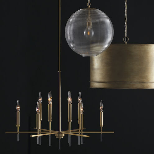 Nole 4 Light 24 inch Mystic Luster Pendant Ceiling Light