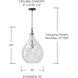 Bristol 1 Light 15 inch Farm House Pendant Ceiling Light