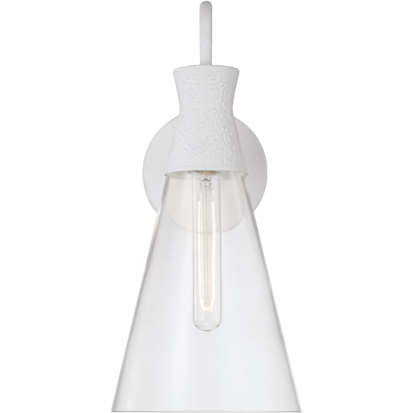 Paloma 1 Light 7.25 inch Textured White Sconce Wall Light