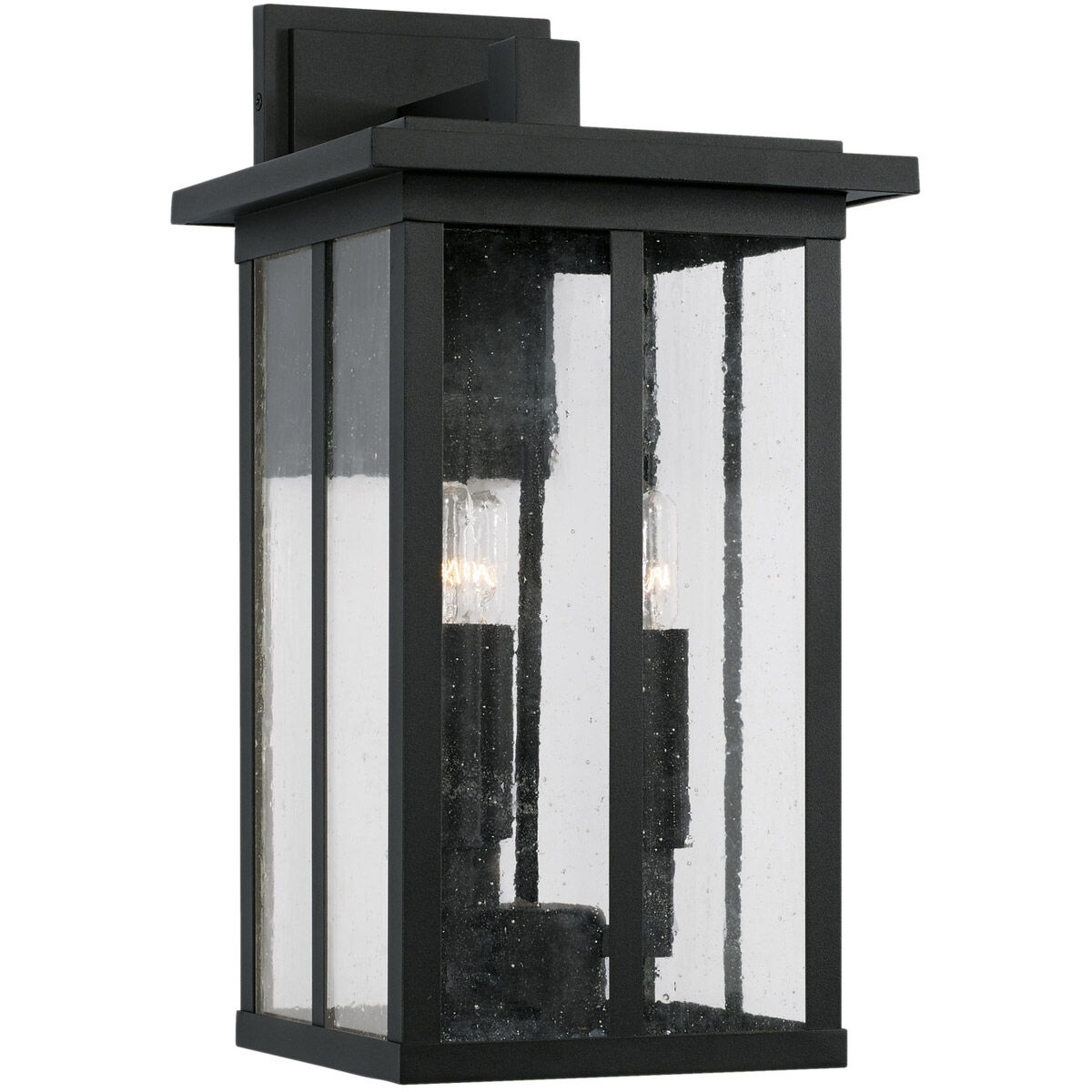 Barrett 3 Light 18 inch Black Outdoor Wall Lantern