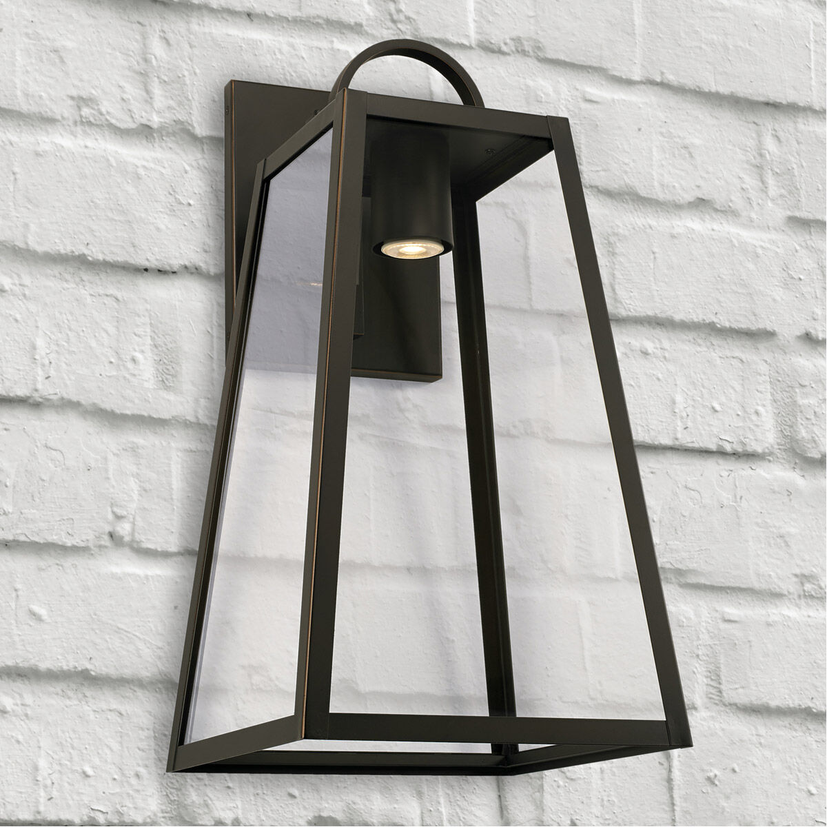 Leighton LED 23 inch Oiled Bronze Outdoor Wall Lantern