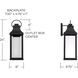 Bradford LED 24 inch Black Outdoor Wall Lantern