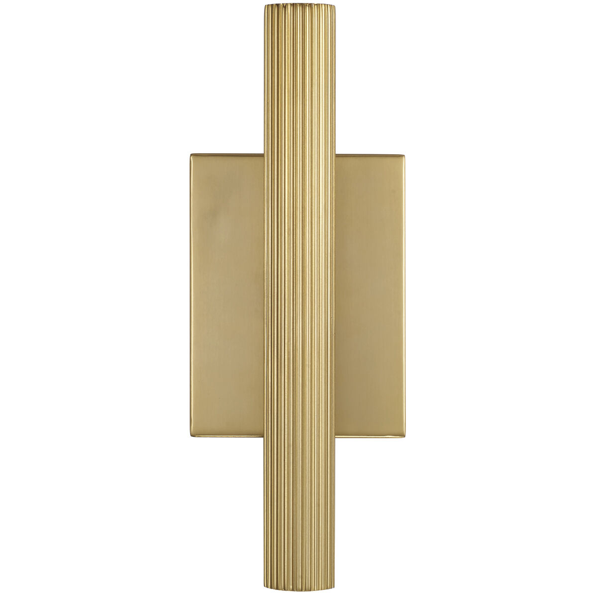 Ian LED 4.5 inch Aged Brass ADA Sconce Wall Light
