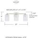 Emerson 3 Light 23 inch Polished Nickel Vanity Light Wall Light