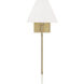 Chadwick Sconce Wall Light in Aged Brass