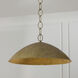 Francesca LED 24 inch Feathered Gold Pendant Ceiling Light