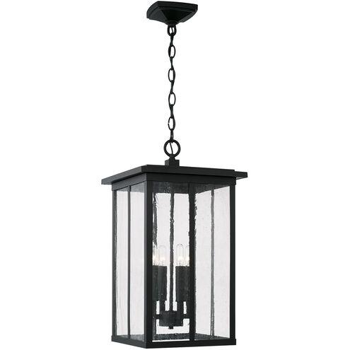 Barrett 4 Light 12 inch Black Outdoor Hanging Lantern