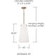 Averitt 1 Light 10 inch Aged Brass Pendant Ceiling Light