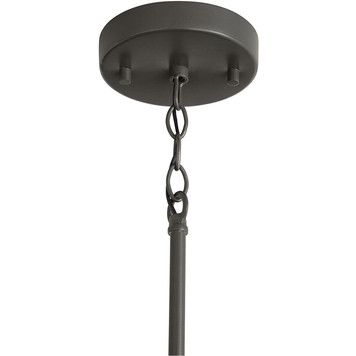 Jacob 1 Light 17 inch Grey Wash and Iron Silk Pendant Ceiling Light