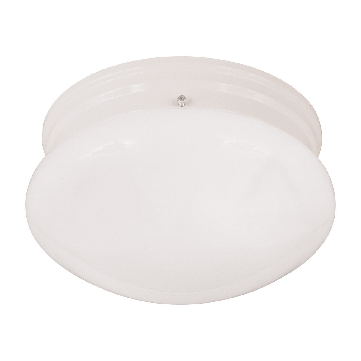 Signature 1 Light 7.5 inch White Flush Mount Ceiling Light