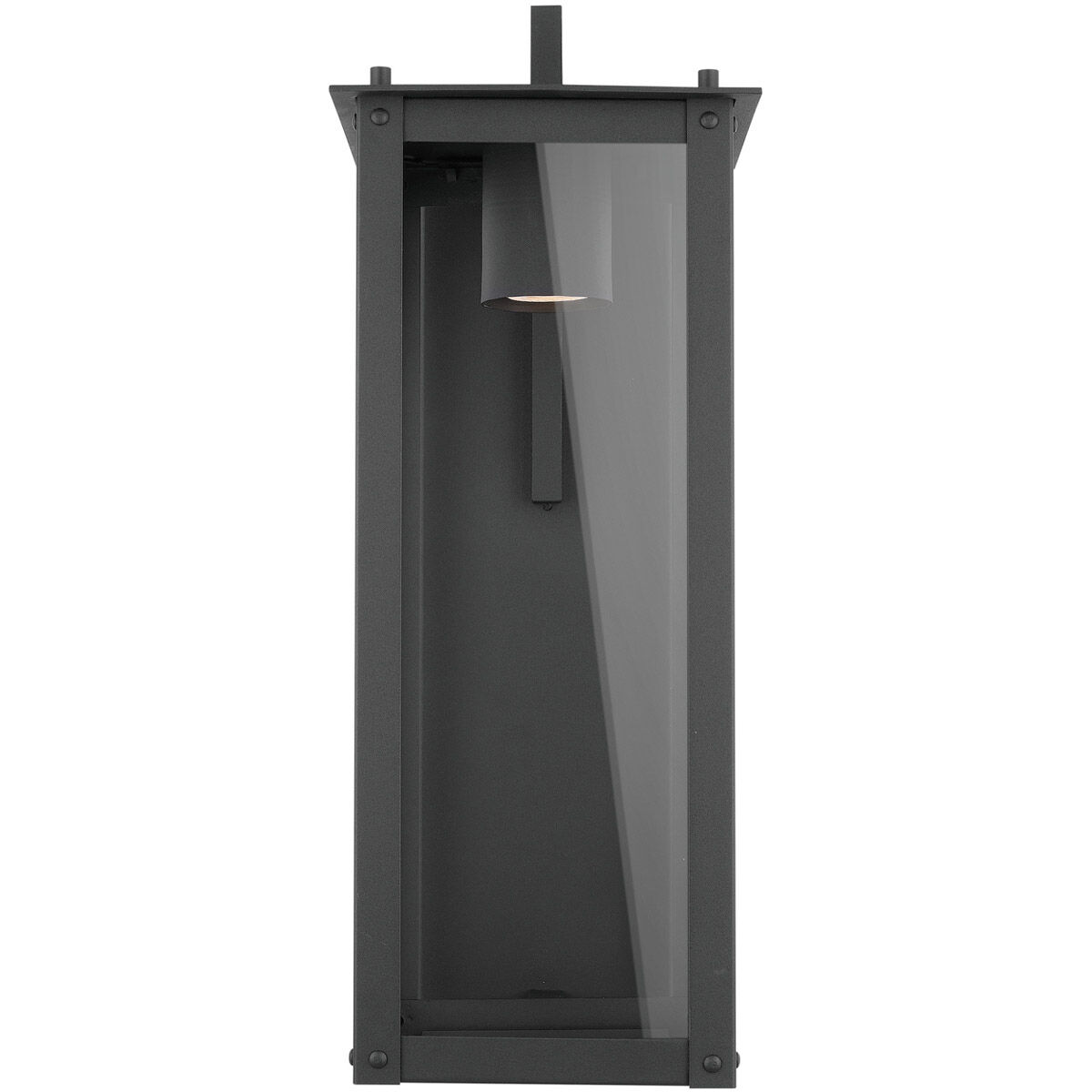 Hunt LED 20.75 inch Black Outdoor Wall Lantern