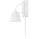 Alden 1 Light 6.75 inch Matte White Sconce Wall Light