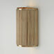 Donovan 2 Light 7.5 inch White Wash and Matte Brass Sconce Wall Light