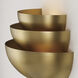 Gia 2 Light 15 inch Aged Brass Sconce Wall Light