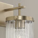 Vaughn Sconce Wall Light in Aged Brass