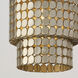 Eliana 1 Light 13 inch Champagne Brass Pendant Ceiling Light