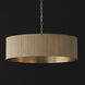 Donovan 4 Light 30.75 inch White Wash and Matte Brass Chandelier Ceiling Light