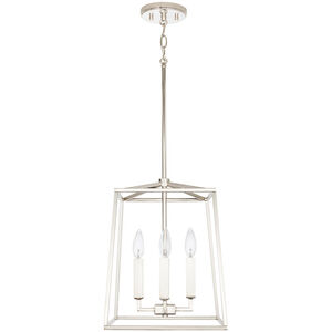 Thea 4 Light 12 inch Polished Nickel Foyer Ceiling Light