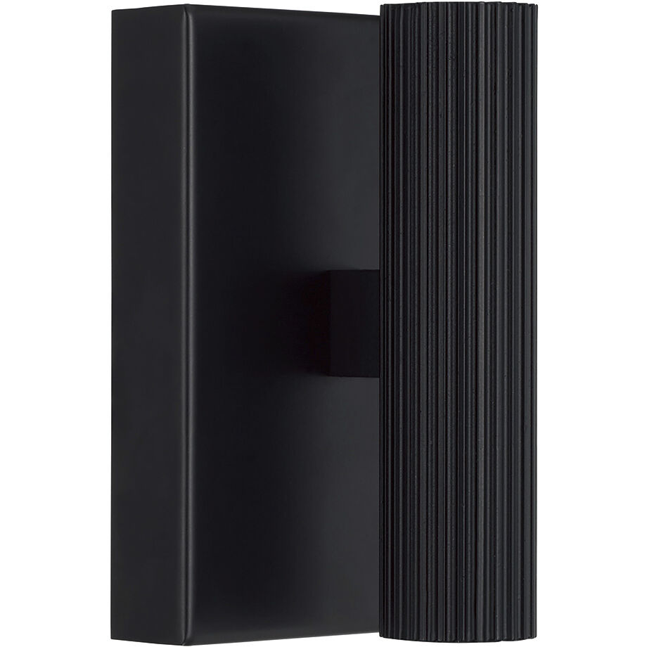 Ian LED 4.5 inch Matte Black ADA Sconce Wall Light