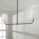 Brody 2 Light 50 inch Matte Black Island Light Ceiling Light