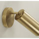 Robbie 1 Light 5 inch Aged Brass Sconce Wall Light