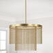 Rae LED 23.75 inch Aged Brass Pendant Ceiling Light