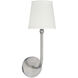 Capital Lighting Dawson 1 Light 6 inch Brushed Nickel Sconce Wall Light 619311BN-674 - Open Box