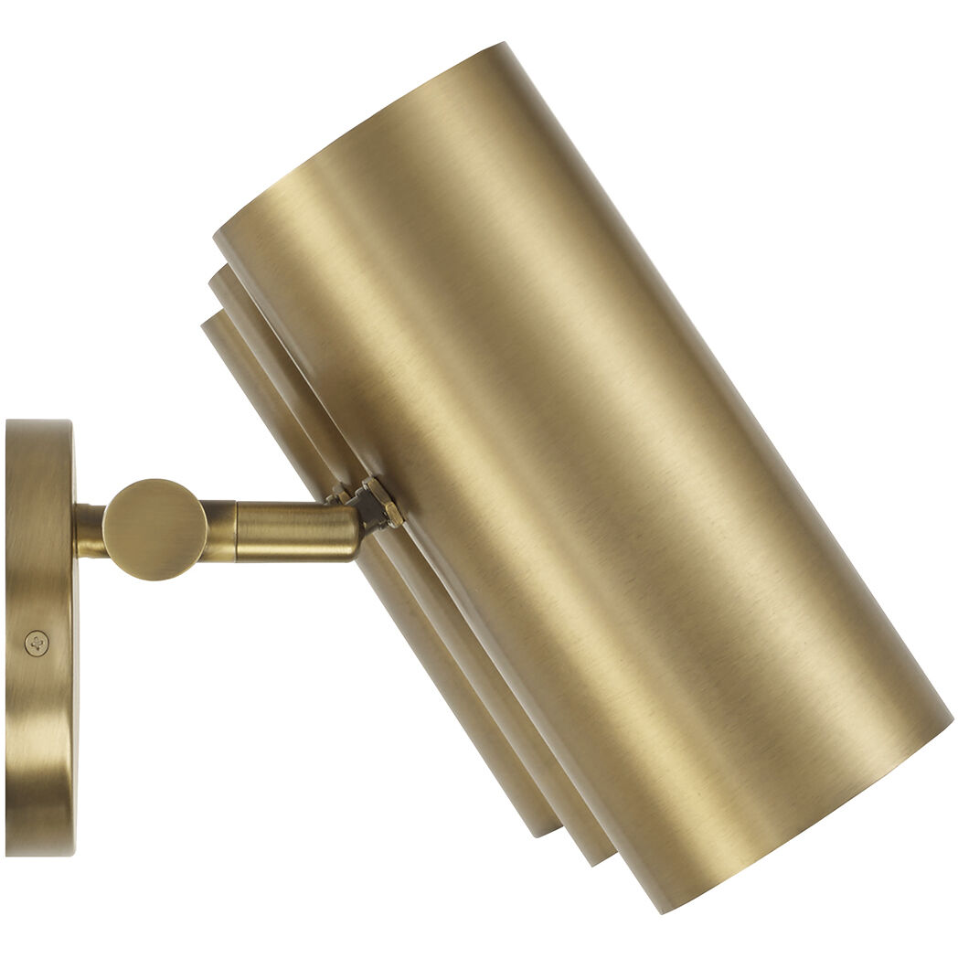 Robbie 3 Light 24 inch Aged Brass Vanity Light Wall Light