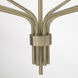 Palmer 6 Light 34.5 inch Antiqued Brass Chandelier Ceiling Light