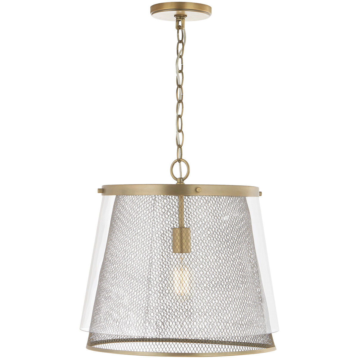 Abbott 1 Light 16 inch Aged Brass Pendant Ceiling Light