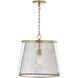Abbott 1 Light 16 inch Aged Brass Pendant Ceiling Light