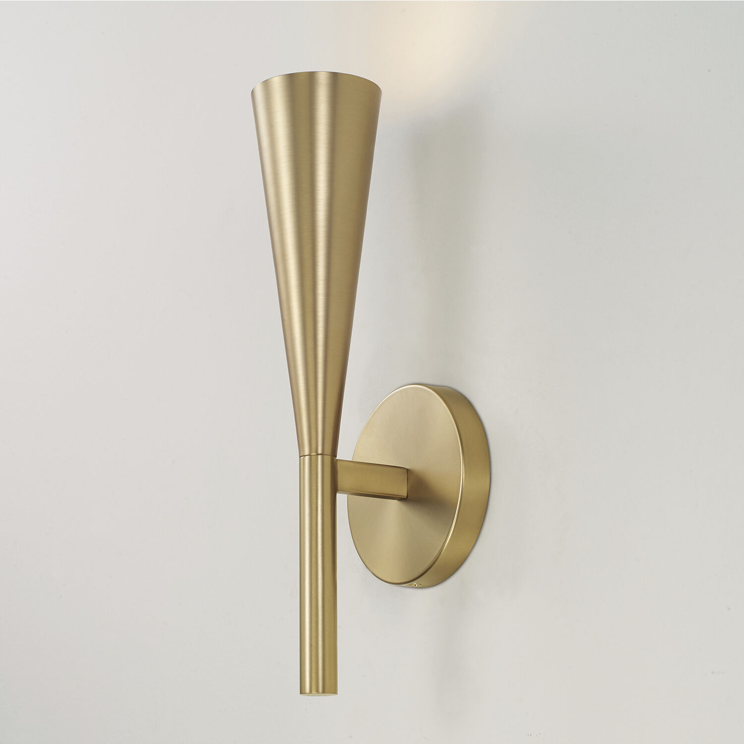 Levi 1 Light 5 inch Matte Brass Sconce Wall Light
