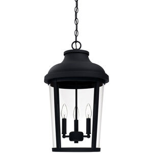 Dunbar 3 Light 13 inch Black Outdoor Hanging Lantern